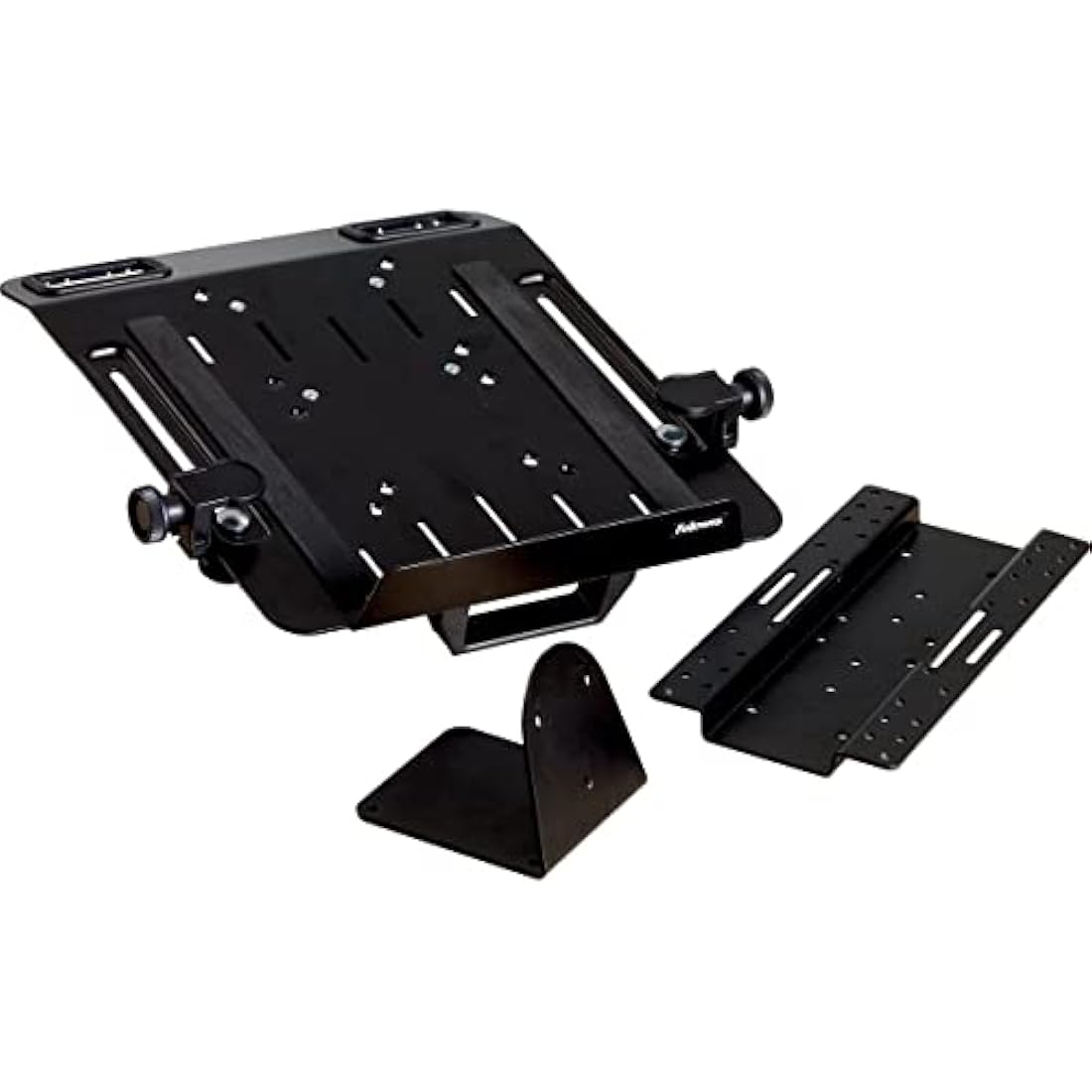 Fellowes Professional Series Single Laptop Mount Arm Accessory - VESA Compliant Adjustable Monitor Stand for 10-17 Inch Laptops - Max Weight 4.5KG - Black