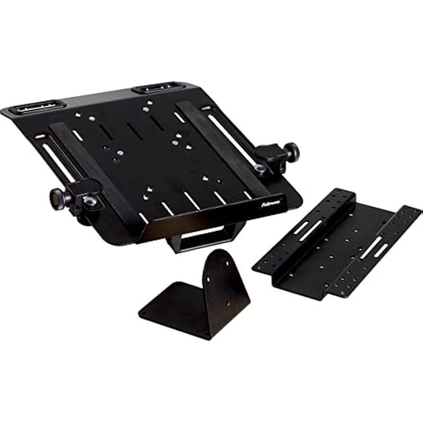 Fellowes Professional Series Single Laptop Mount Arm Accessory - VESA Compliant Adjustable Monitor Stand for 10-17 Inch Laptops - Max Weight 4.5KG - Black