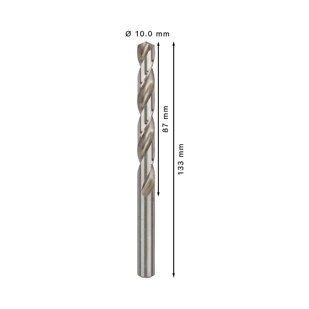 Bosch 5x PRO Metal HSS-G Twist Drill Bit Standard Length (for Non-ferrous metals, Steel, Ø 11,50 mm, Professional Accessory Rotary Drill/Drivers)