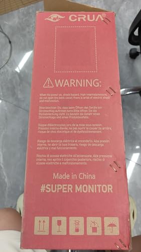 CRUA 30Inch Ultrawide Curved Monitor, 21:9 WFHD(2560x1080P) VA Computer Monitor, 99% sRGB 100HZ 1500R PC Monitors Support FreeSync, Wall-Mounted, with HDMI/DP Display Port-Black