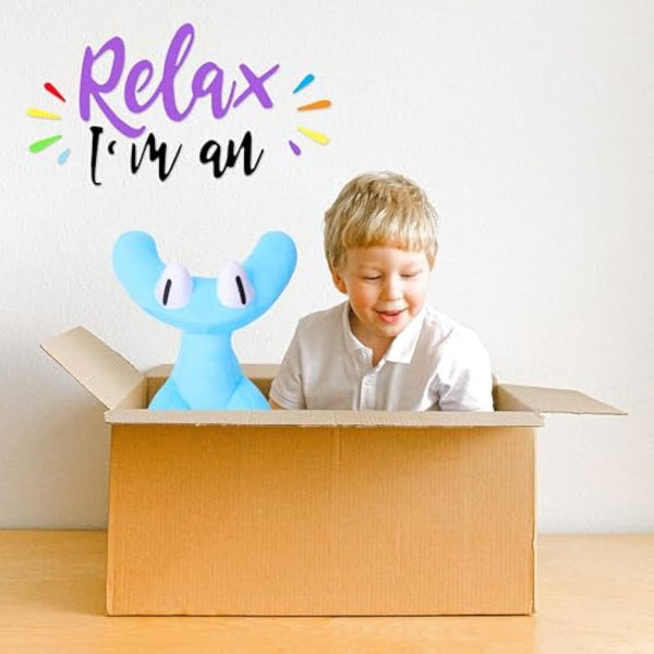 FASTEXX Rainbow Friends Plush Cyan Chapter 2 Characters Purple and Yellow Rainbow Plush Series Looky Plushies Toys, plushies Soft Toys Figure Toy for Kids (CYAN)