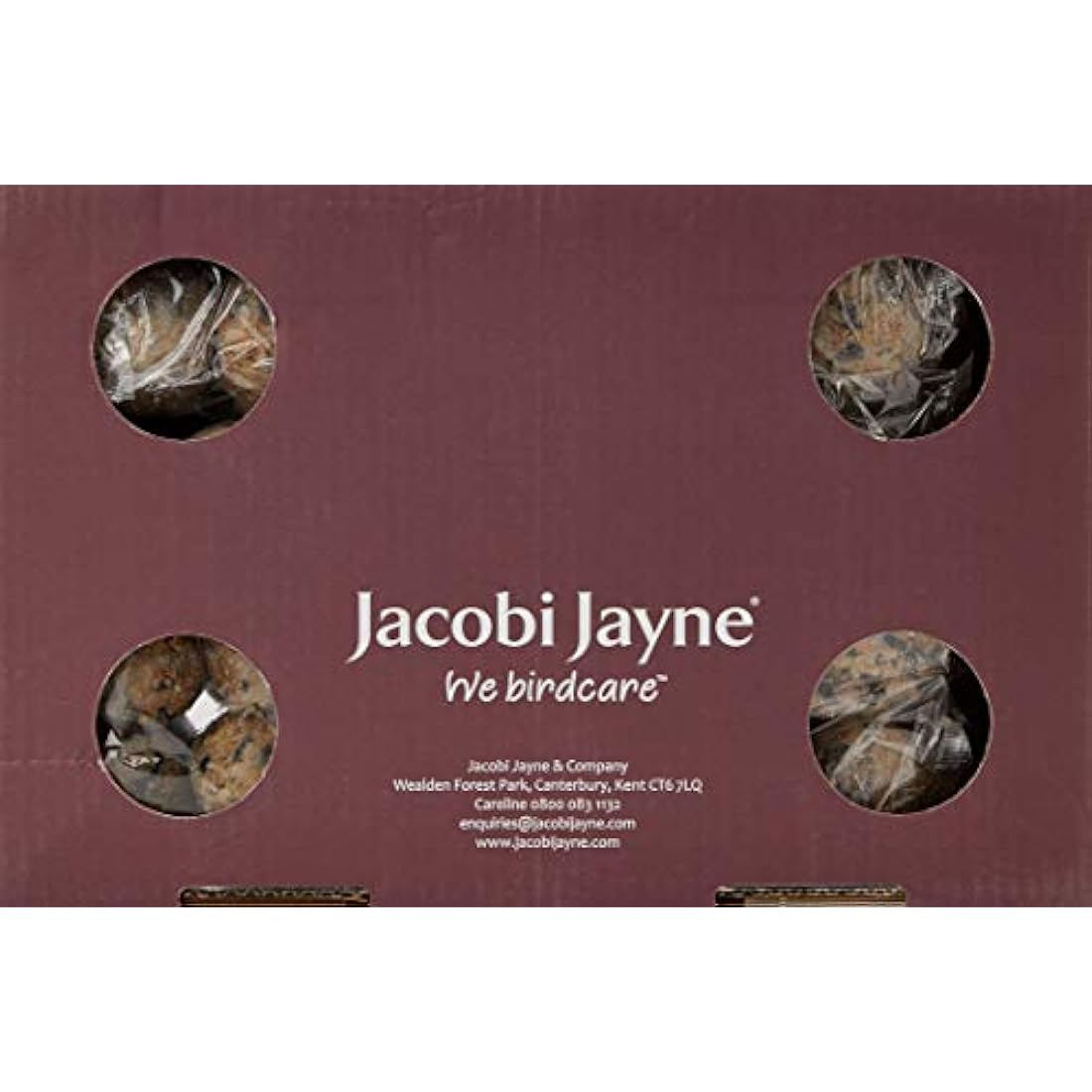 Fat Balls For Wild Birds - Jacobi Jayne® Chunky Dumplings™ Premium Suet Balls - Pack Of 48 x 85g - High Energy Fat Balls Wild Bird Food Feed To Attract Small Wild Birds Year Round