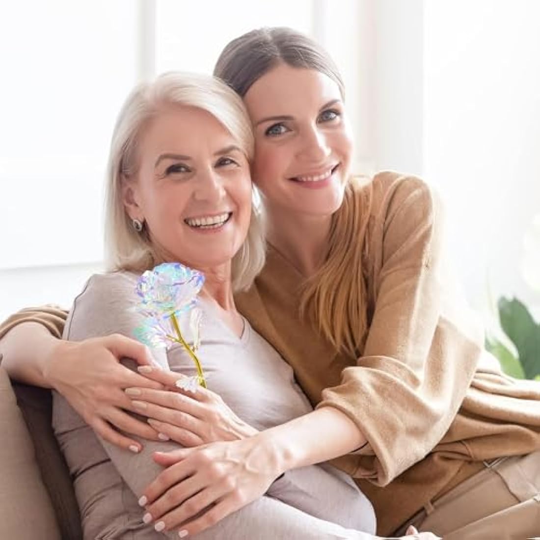 24k Golden Rose Birthday Gifts for Mother Women Her Girlfriend Wife, Galaxy Rose Flower Gifts for Mothers Day Christmas Women's Day Valentines Day Anniversary