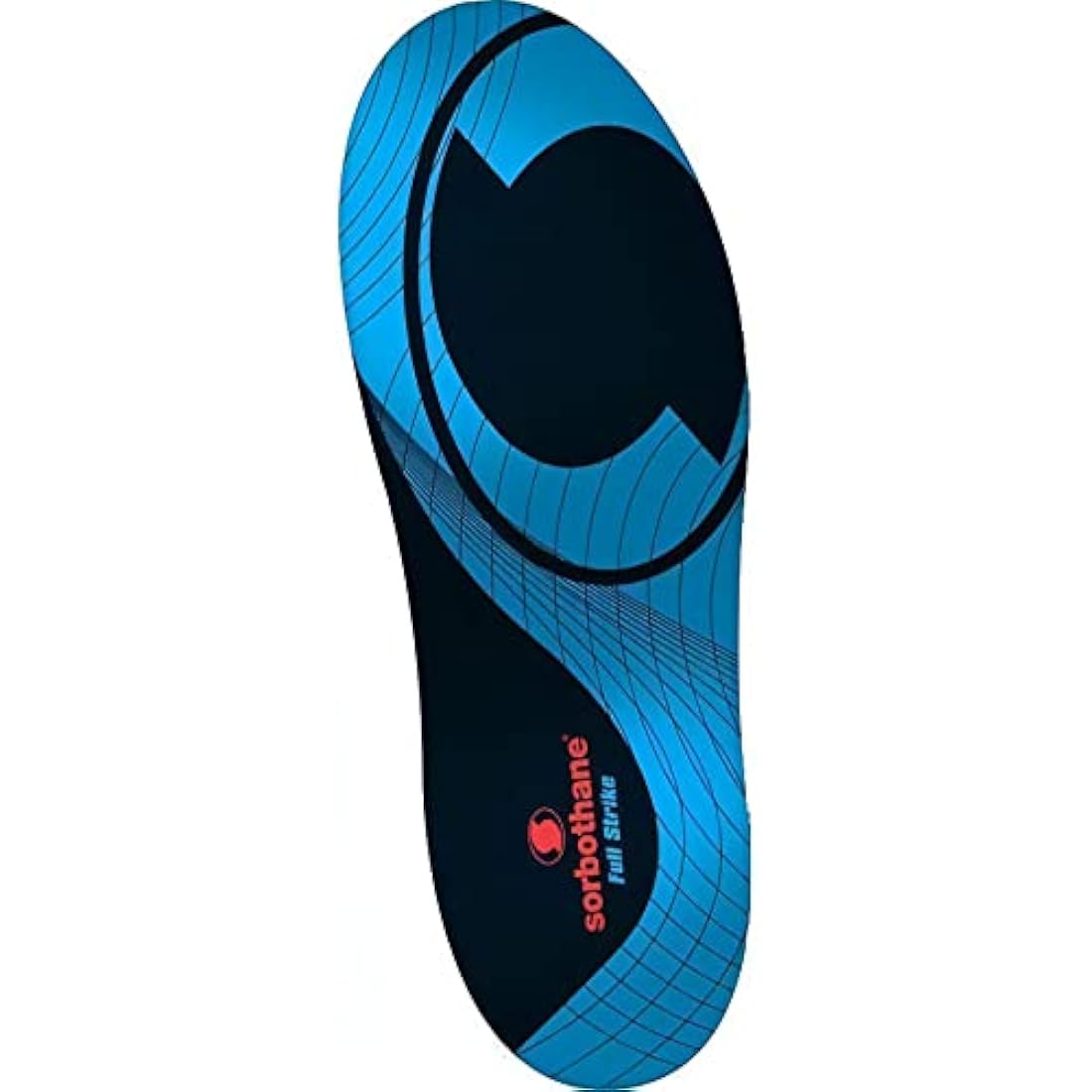 Sorbothane Full Strike Insoles, Lightweight, Shock Absorbing, and Flexible Insoles for Ideal Comfort and Performance, Suitable for All Sporting Footwear, Prevents Injuries, Knee Pain, and Shin Splints