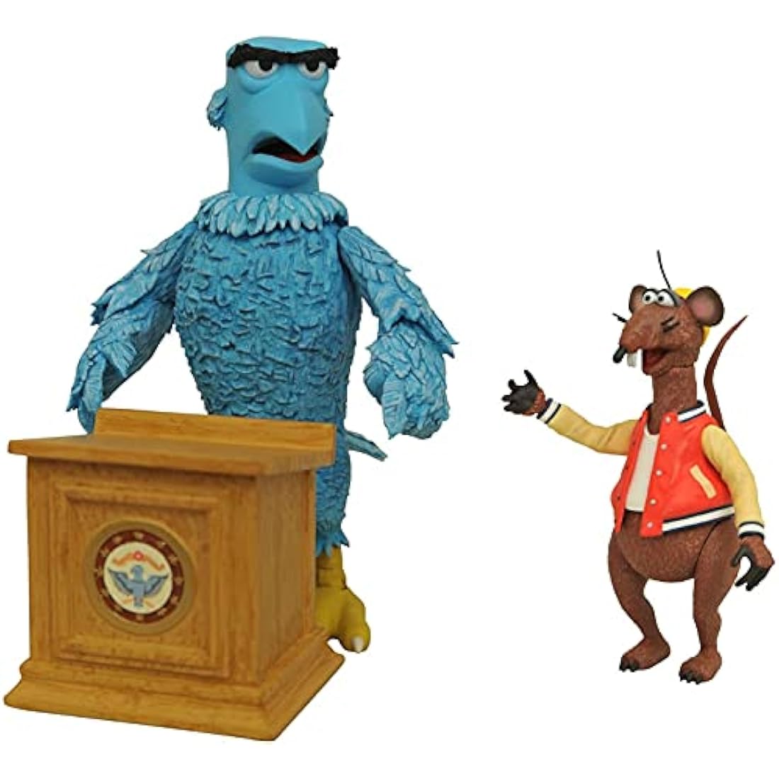 Diamond Select Toys MUPPETS SAM THE EAGLE & RIZZO THE RAT DLX FIG SET