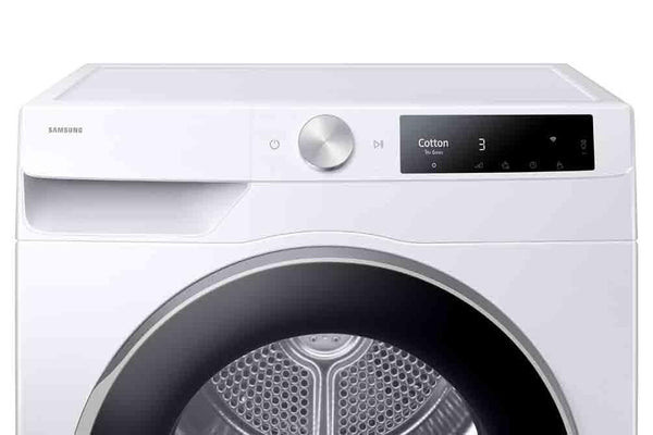 Samsung Series 6 DV90T6240LH/S1 with OptimalDry™, Freestanding Heat Pump Tumble Dryer, 9 kg, White, A+++ Rated
