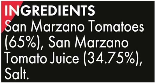 Epicure Tinned San Marzano Tomatoes, Delicious for Pasta Sauces & Casseroles, 400 g, (Pack of 12)