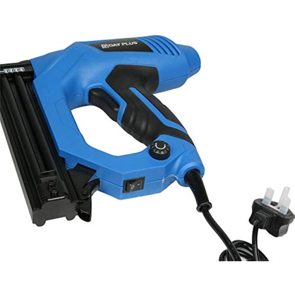 Household Nail Gun & Staple Gun 2in1 Electric Heavy Duty Stapler Nailer Tool, 10-25mm Electric Straight Nail Staple Gun Heavy Duty Woodworking Tool 220V Power