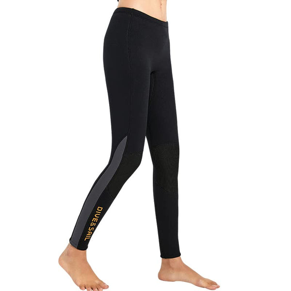 EUPTE 3mm Diving Wetsuit Pants Swimming Pants Leggings for Women Men (XL, Women)