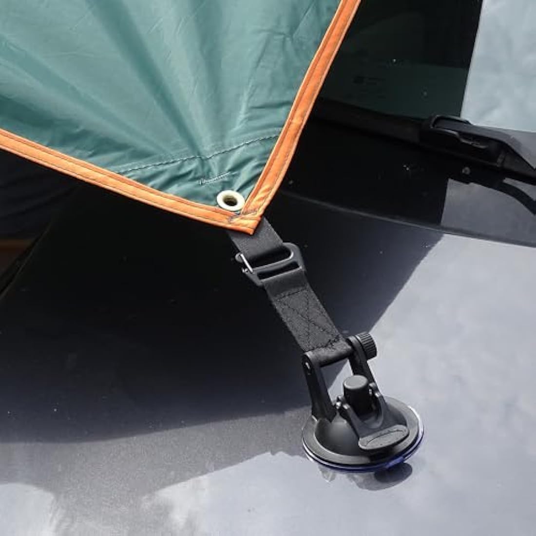 3x5m Car Awning with Pole Outdoor Camping Tent Tarp Waterproof Canopy Shade Sun Shelter