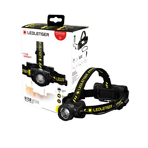 Ledlenser H15R Core - Rechargeable Outdoor LED Head Torch, Super Bright 2500 Lumens Headlamp, 250 Meter Focus, Professional Head Torch Rechargeable, Up to 80 Hours Running Time