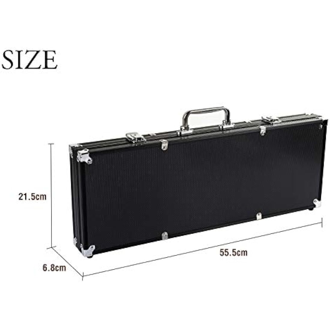 display4top Texas Holdem Poker Chips Set with Aluminum Case,2 Decks of Cards, Dealer, Small Blind, Big Blind Buttons and 5 Dice (500 Piece Chips)