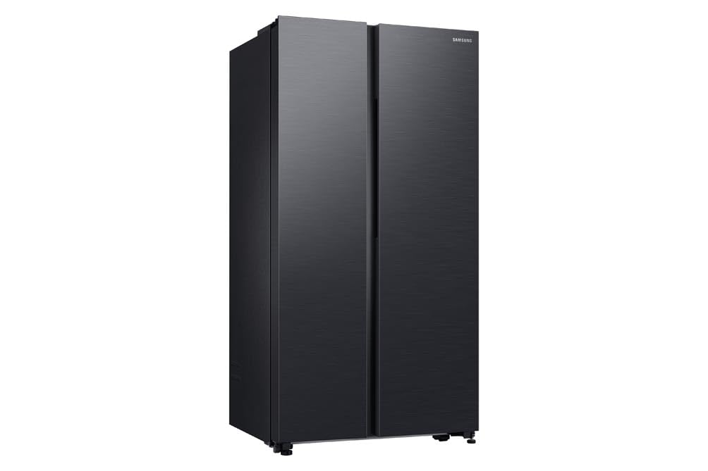 Samsung American Style Fridge Freezer with SpaceMax Technology, Power Cool and Power Freeze Technology, Black, RS62DG5003B1E