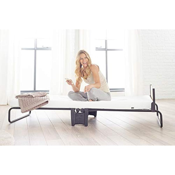 JAY-BE Revolution Folding Bed with Memory e-Fibre Mattress, Compact, Single
