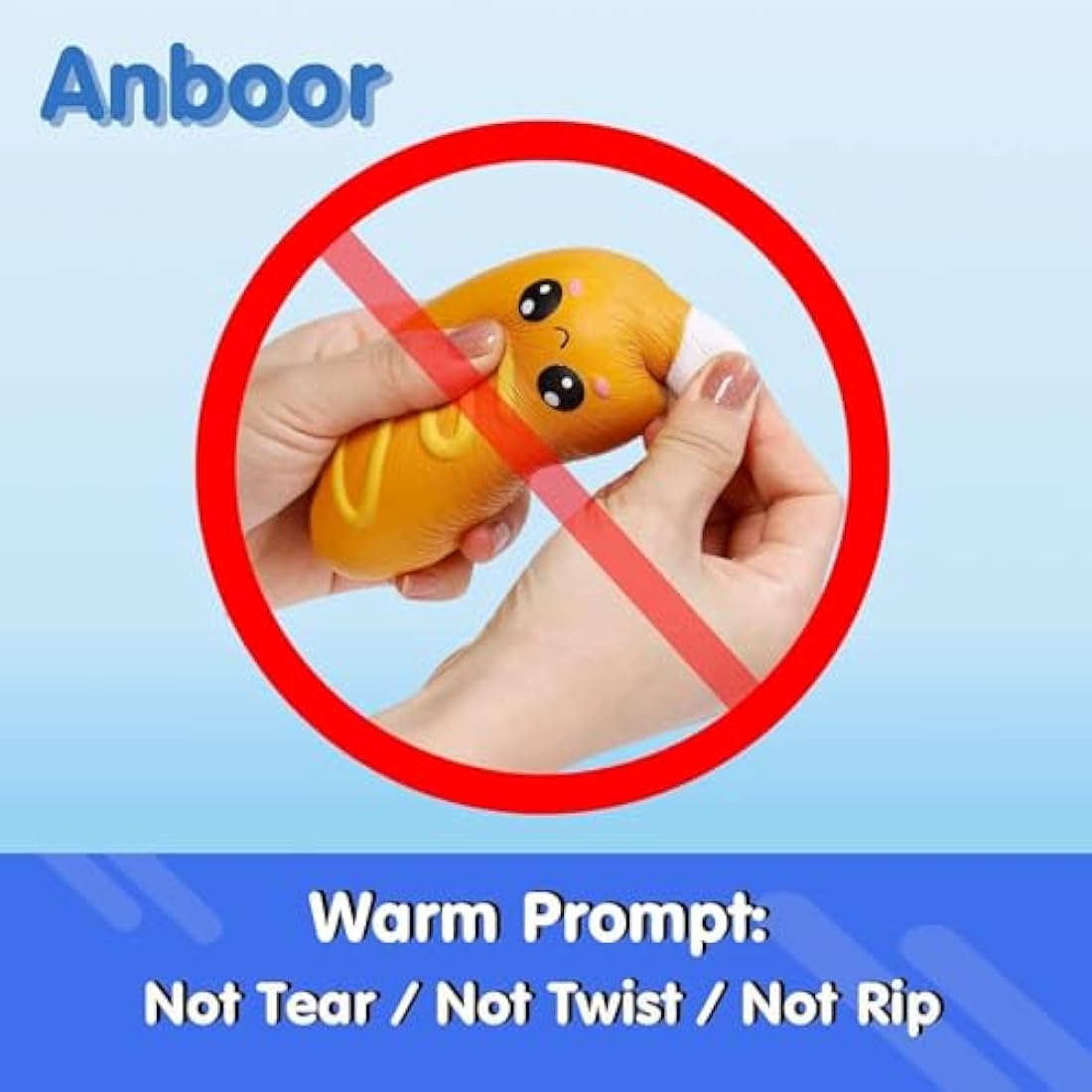 Anboor 4 Pcs Squishies Hot Dog Cake Bread Donut Kawaii Scented Soft Slow Rising Squeeze Stress Relief Kids Toy Stress Relief Kid's Toys