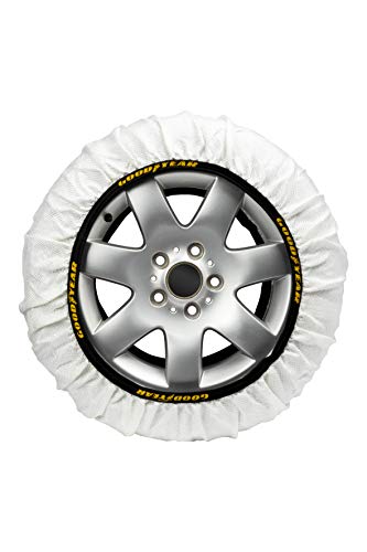 Goodyear Set of 2 x 9 mm Metallic Car Snow Chains Size 110 with Automatic Tensioner