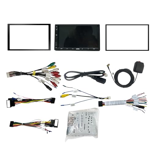 A5L 10.1inch Android Double DIN Car Stereo, WiFi/Bluetooth/USB Tethering, Wireless CarPlay/Android Auto, Touchscreen Car Radio, 24B-EQ DSP, MirrorLink, 2G+32G, FM/RDS, AI Chat, GPS Tracking