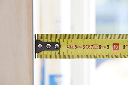 STANLEY Tape Measure Blade Armor 8 M Metric Shock Resistant with Mylar Coating and Cushion Grip 0-33-728