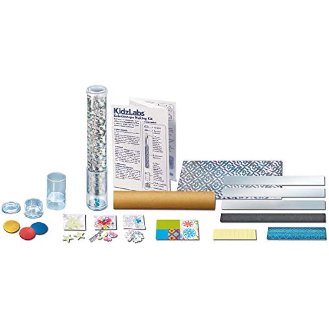 4M Kidz Labs Kaleidoscope Making Kit, Science and Activity Kit for Boys and Girls Ages 8 and Above, STEM Kit