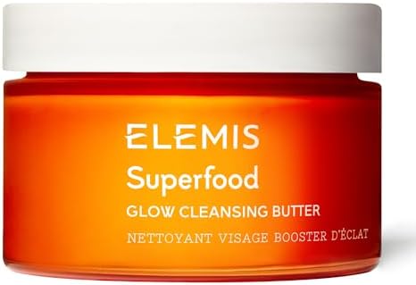 ELEMIS Superfood Hydrating Cleanser Butter - a Radiance Boosting Facial Cleansing Balm to Brighten & Nourish Skin, Gentle Cleanse, Glowy Cleanse 90g
