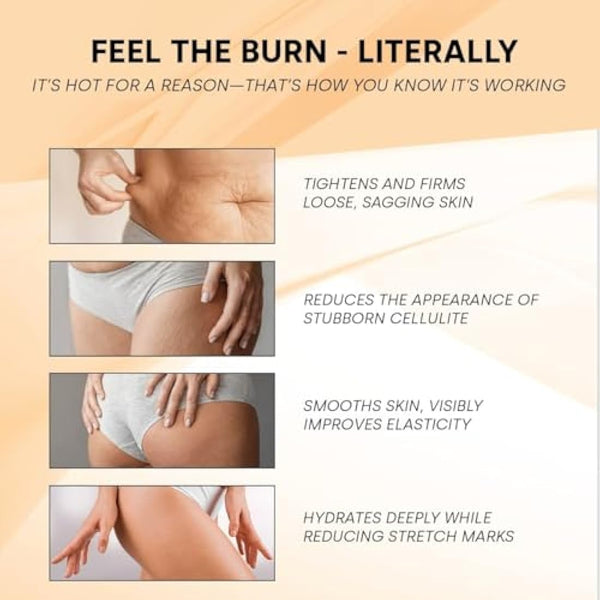 GUAM Seaweed Mud Stubborn & Deeply Rooted Anti Cellulite Treatment - 500g Antioxidant Hot Body Mask Cellulite Remover for Legs & Thighs - Skin Firming Cream to Reduce Imperfections & Boost Circulation