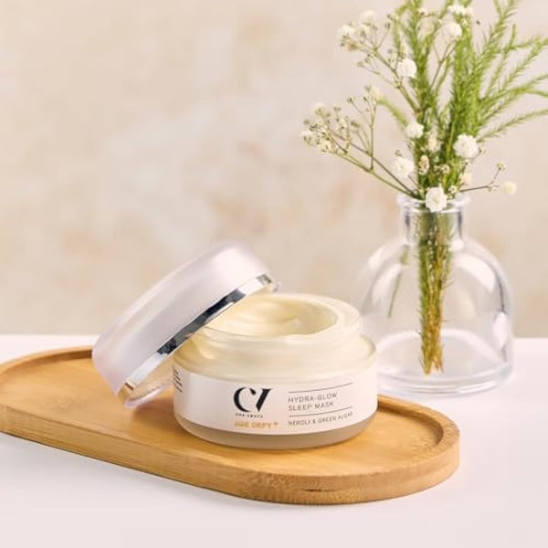 Green People Age Defy+ Hydra-Glow Night Cream - Moisturising for Dry, Mature Skin - Paraben & Alcohol Free - Vegan, 50ml