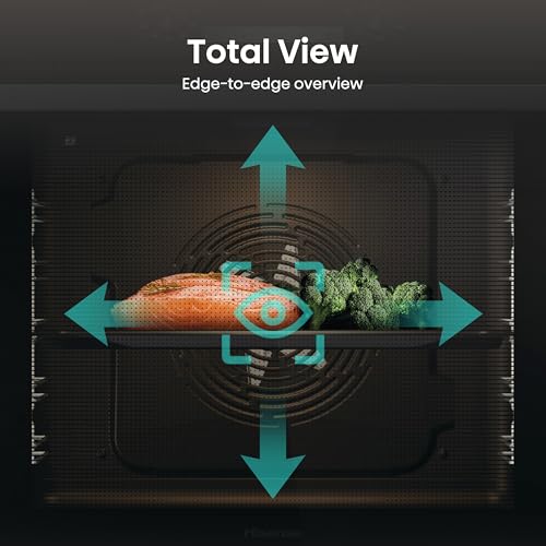 Hisense BI64211PB 77 Litre Built In Electric Single Oven With Pyrolytic Cleaning, Pizza Mode, Multiphase Cooking- Black 22x23x23 inches (LxWxH) - A+ Rated, Extra Large