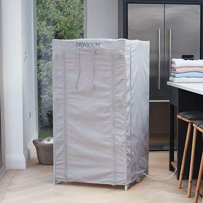 Dry:Soon Deluxe 3-Tier Heated Airer Cover  Reduce Drying Time Improve Airer Performance