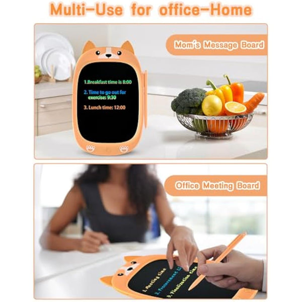 PINKCAT Toddler Toys Boys Girls Gifts, LCD Writing Tablet Kids Toys for 2 3 4 5 6 7 8 Year Old Baby Doodle Pad Educational Drawing Tablet Birthday (Yellow)