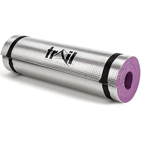 Foil Camping Mat 7mm Thick Aluminium Sleeping Roll Pad Waterproof Thermal Trail
