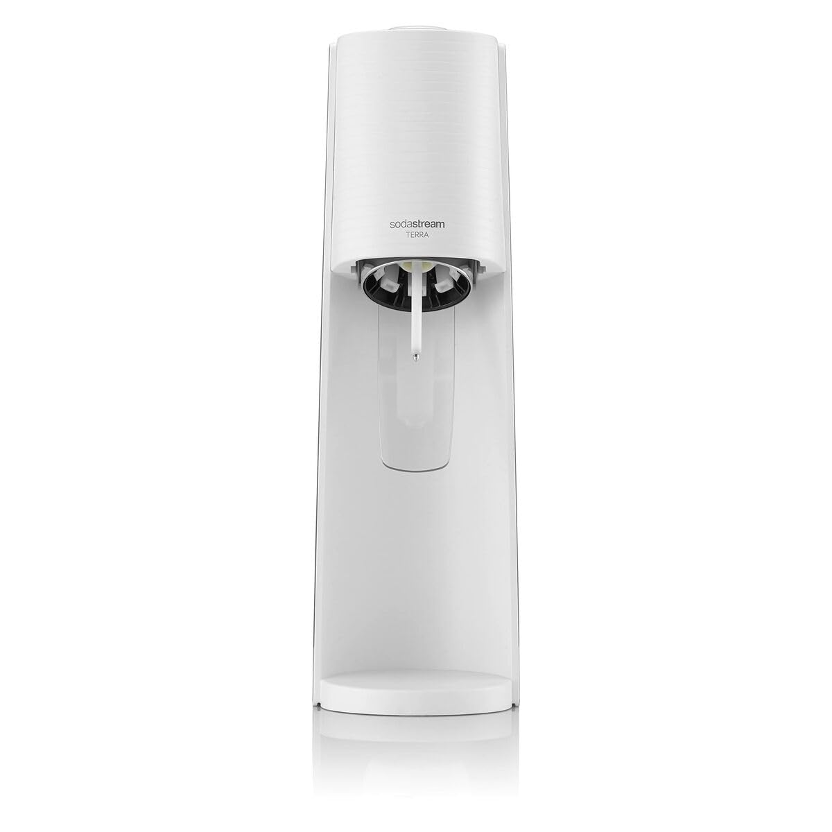 SodaStream - Terra Sparkling Water Maker, Quick Connect CO2 System, Includes 60L Gas Cylinder, BPA-Free 1L Bottle, Eco-Friendly & Reduces Plastic Waste, Black