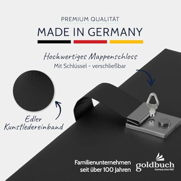 Goldbuch 53523 Bologna Document Folder Black