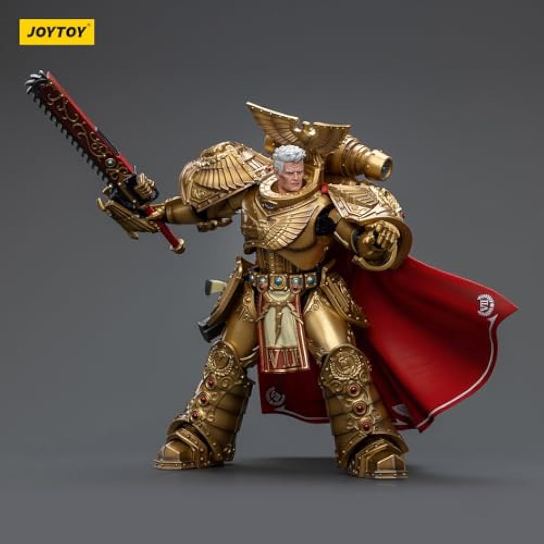 JOYTOY JT8865 Warhammer 40K The Imperial Fists, Imperial Fists Rogal Dorn, Primarch of the Vllth Legion 1/18 Action Figures Soldier model