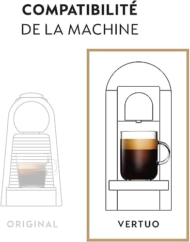 Nespresso Vertuo Barista Creations Assortment of 50 Capsules - 10x Vanilla Custard Pie, 10x Caramel Cookie, 10x Hazelino Muffin, 10x Bianco Leggero, 10x Bianco Forte