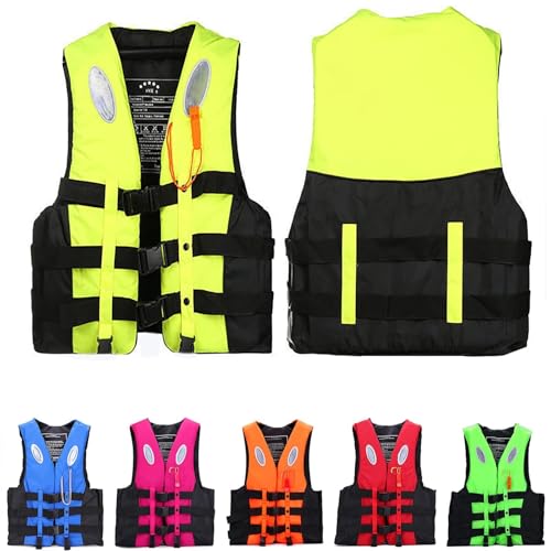 Swim Jacket - Paddle Board Life Jacket for Adult Adjustable Buoyancy Aids Swim Safety Snorkeling Vest for Kayaking Floatation Device Surfing Outdoor WaterSports(Blue,XL)
