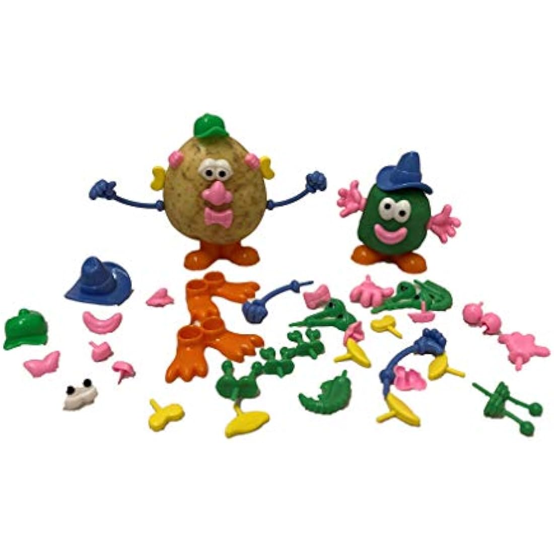 READY 2 LEARN Craftplay Plastic dough/potato people shapes | Pack of 52 face/body features | Make your own potato/dough person | Mr. potato head shapes, Multicolor
