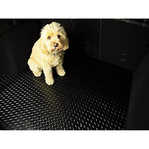 Rubber Boot Liner Compatible With Peugeot 208 (2012-2019) Tailored Fit Heavy-Duty Premium 3Mm Rubber Protector Boot Mat Anti-Slip Durable Waterproof Custom Fit Dog Friendly