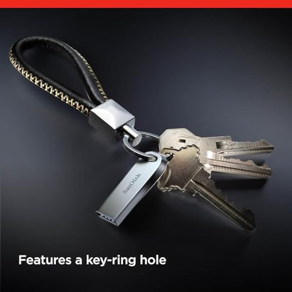 SanDisk Ultra Luxe 128 GB USB Flash Drive USB 3.1 up to 150 MB/s, Silver