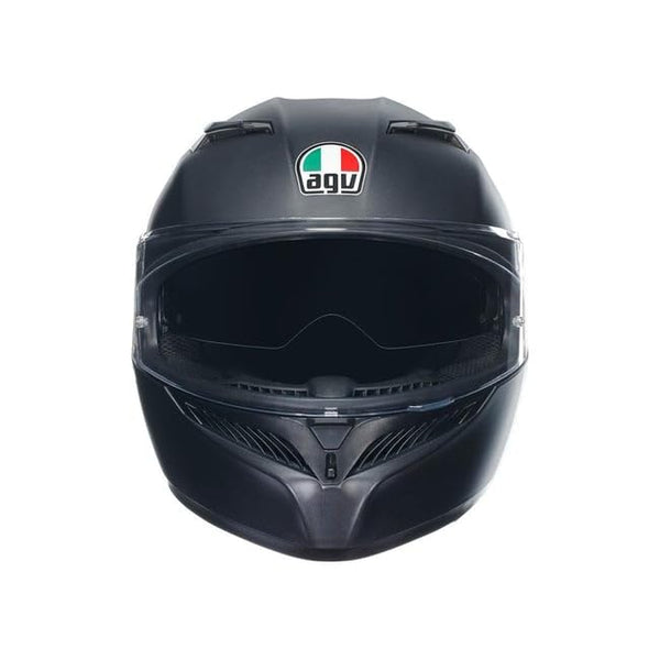 AGV K3 Full Face ECE 22.06 Motorcycle Helmet - Plain, Matt Black