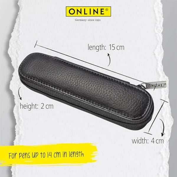 Online Set Eleganza Fountain Pen & Ballpen Diamond I Rosegold I Nib Size M I Metal Clip I Retractable Biro I Fountain-Pen for Standard Ink Cartridges Or Converter I In Gift Box