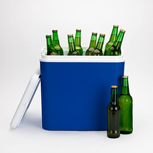 Extra Large Cooler Box 30 Litres Insulated Food Box Insulated Hot Box/Cold Freezer Box Cooler Boxes Lift & Lock Lid Technology Large 30 Litre Cool Box