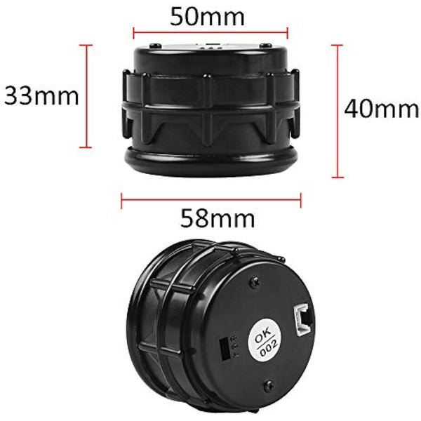 Mintice Universal Car Automotive 2" 52mm Digital Blue LED Light Display Exhaust Gas Temperature Gauge Meter EGT EXT Sensor