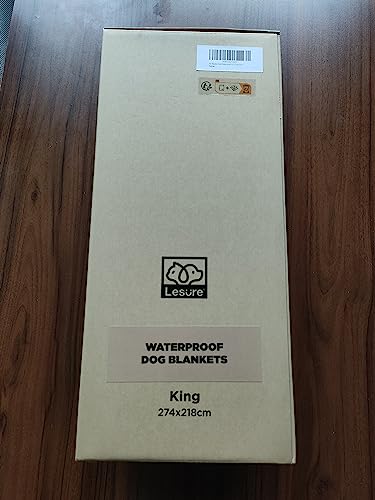 Lesure Waterproof Fleece Blanket Washable - 152x203cm Ultra Soft Grey Dog Blanket Over Sofa Bed Garden, Twin/Double Throw with Soft Plush, Fit All Season