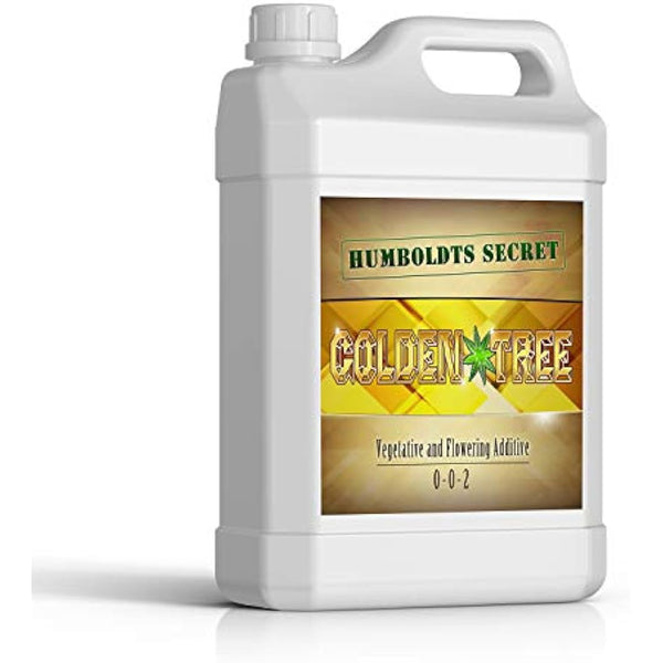 Golden Tree: Best Plant Food For Plants & Trees - Yield Increaser - Plant Rescuer - Excelurator - All-In-One Concentrated Organic Additive - Vegetables, Flowers, Fruits, Lawns, Roses, Tomatoes & More