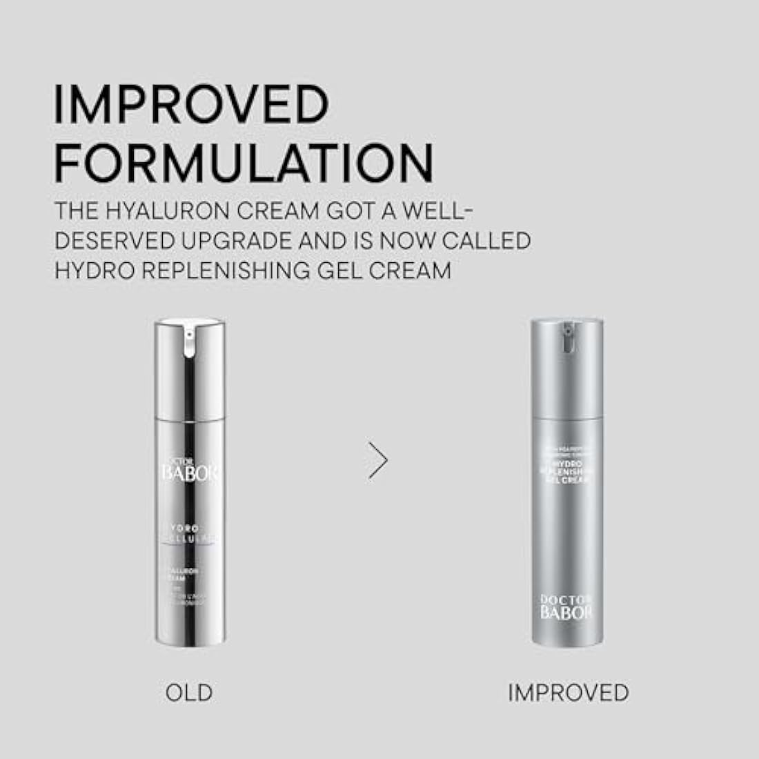 DOCTOR BABOR Hydro Replenishing Gel Cream | Light, moisturising gel-cream formula for dry skin | 24-hour moisturising care and freshness & smoothness | vegan | 50ml