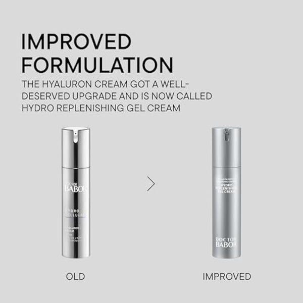 DOCTOR BABOR Hydro Replenishing Gel Cream | Light, moisturising gel-cream formula for dry skin | 24-hour moisturising care and freshness & smoothness | vegan | 50ml