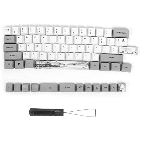 Vbestlife Mechanical Keyboard Keycaps, 73Pcs PBT OEM Profile Sublimation Keycaps with Chinese Ink Pattern, for Mechanical Keyboard(Ink-Pattern)