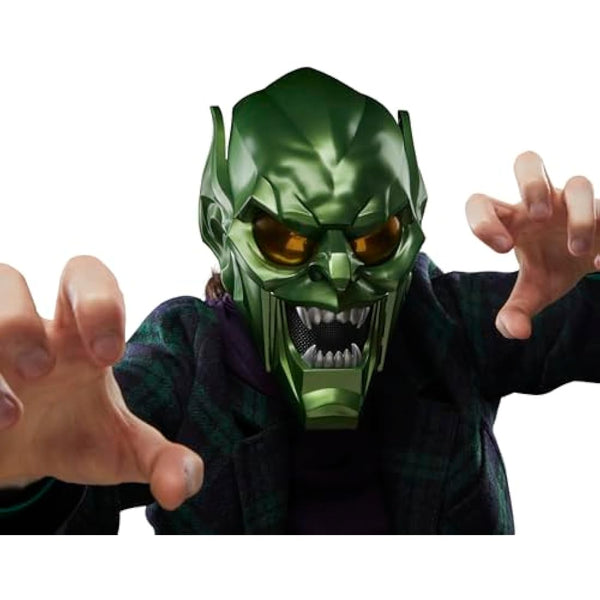 Marvel Legends Series Green Goblin Premium Roleplay Helmet, Spider-Man: No Way Home Adult Roleplay Gear
