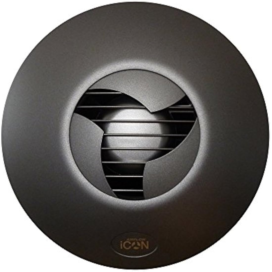 Airflow iCON 15 Fan Cover in Elegant Anthracite (Dark Grey) – Designer Look for Bathrooms – Fits iCON 15 Extractor Fan