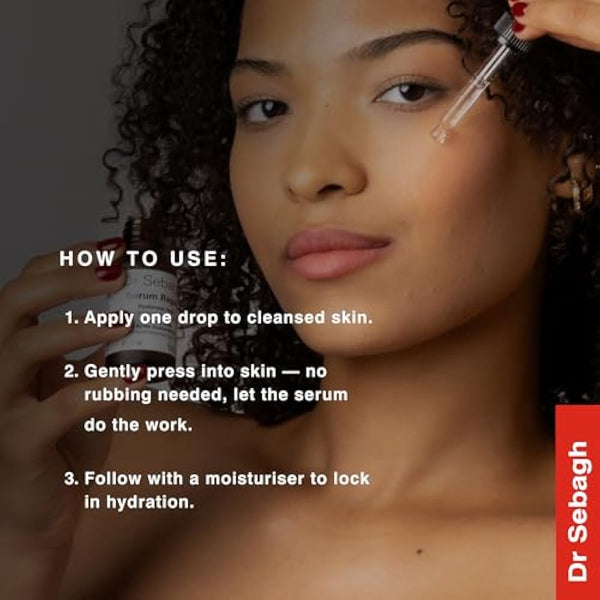 Dr Sebagh Serum Repair - 20 ml | Award-Winning Hyaluronic Acid Facial Hydrator | Anti Aging & Wrinkle | Skin Moisturising & Repairing Formula | Collagen Boosting Youthful Glow For Women & Men